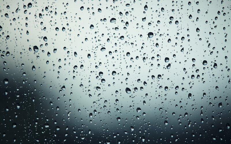 raindrops on a window