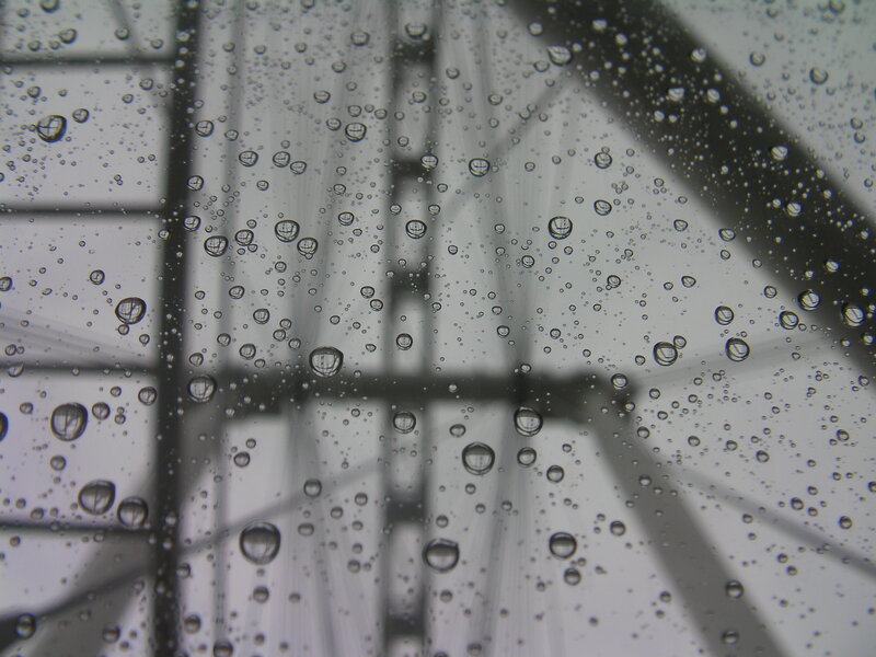 Raindrops on a window