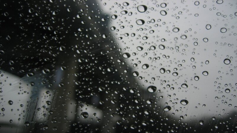 Raindrops on a window