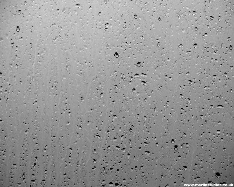 raindrops on a window