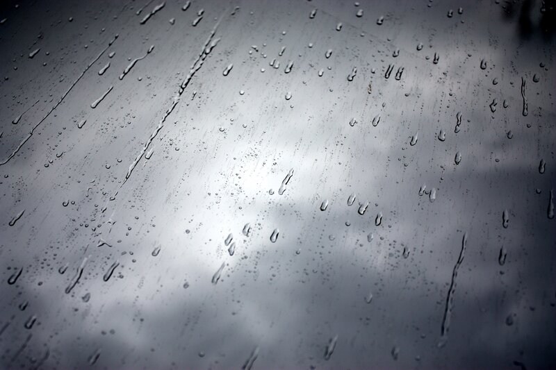 raindrops on a window