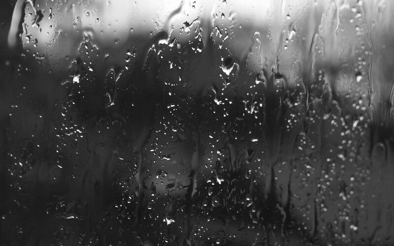 raindrops on a window