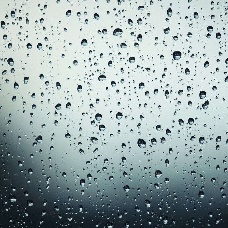 raindrops on a window
