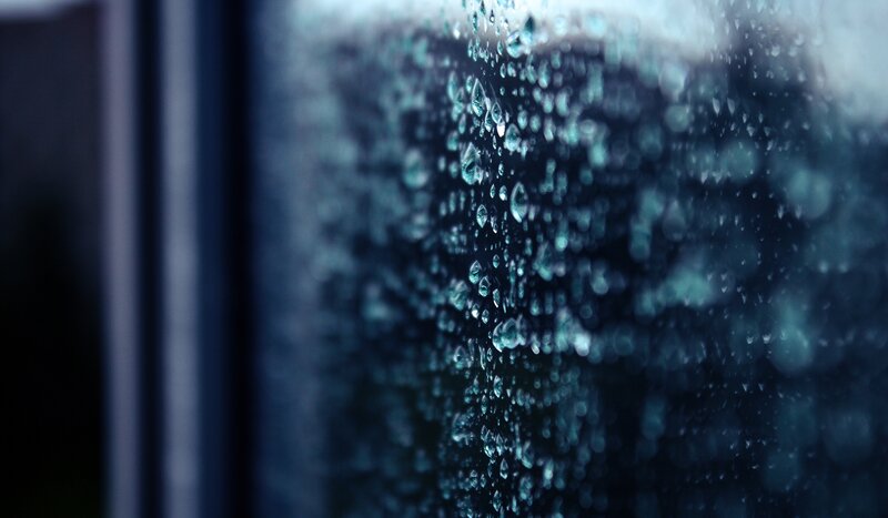 Raindrops on a window