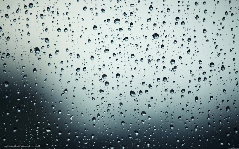raindrops on a window