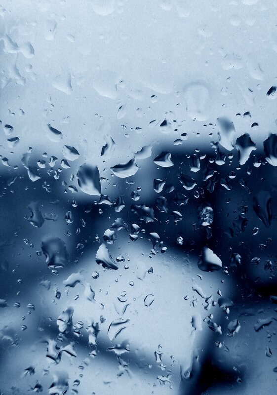 raindrops on a window
