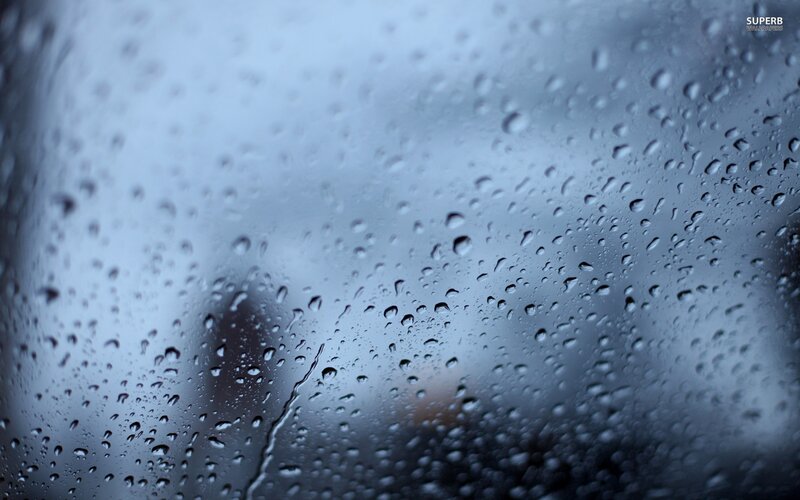 raindrops on a window