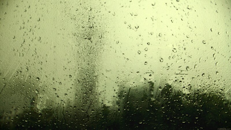 raindrops on a window