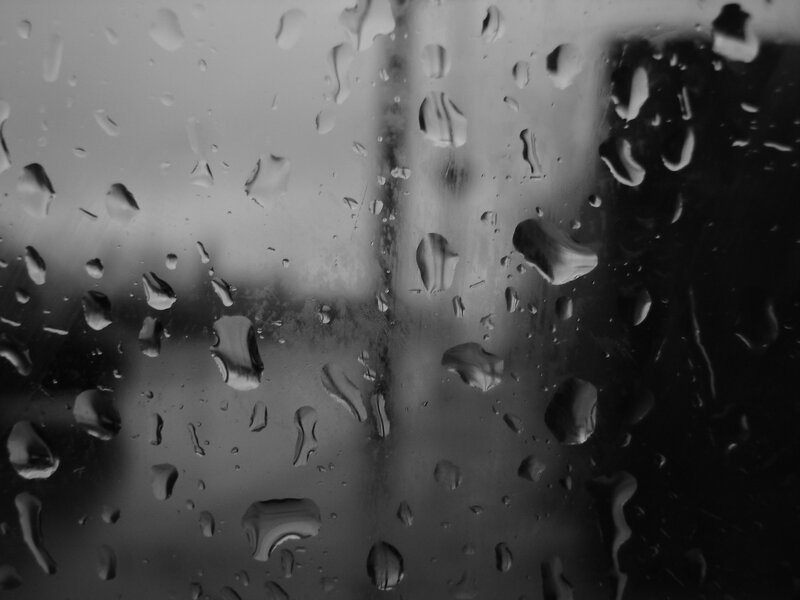 Raindrops on a window