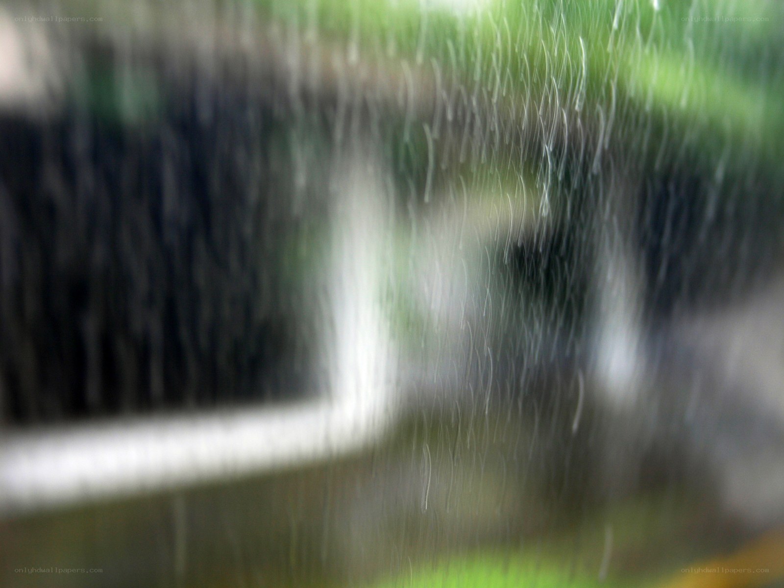 Raindrops on a window