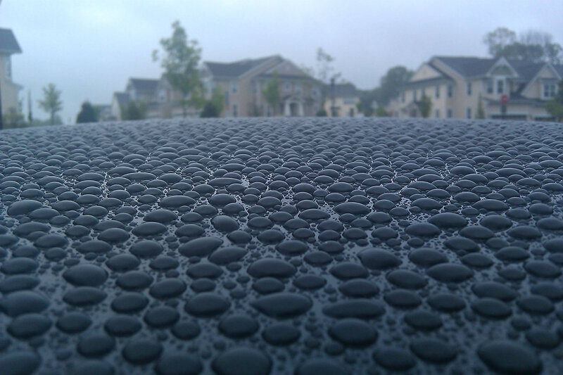 Raindrops on Car Roof