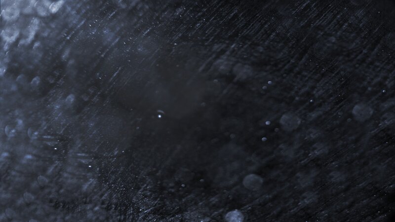Raindrops on Dark Surface — Black, Moody