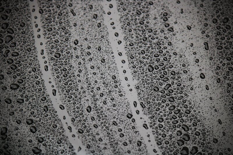 Raindrops on Glass — Black, Calm, Photograph, Droplets
