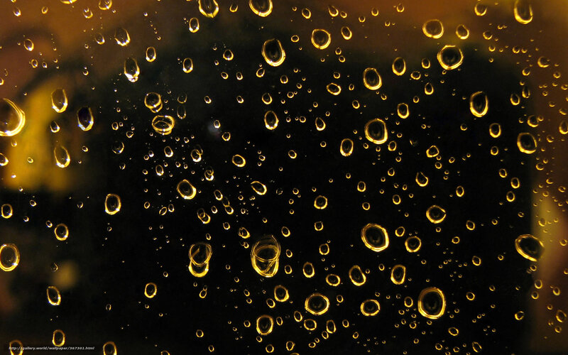 Raindrops on Glass — Black, Dramatic, Night, Photograph