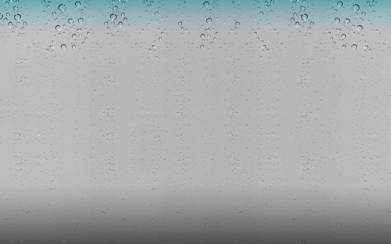 Raindrops on Glass — Gray, Blue