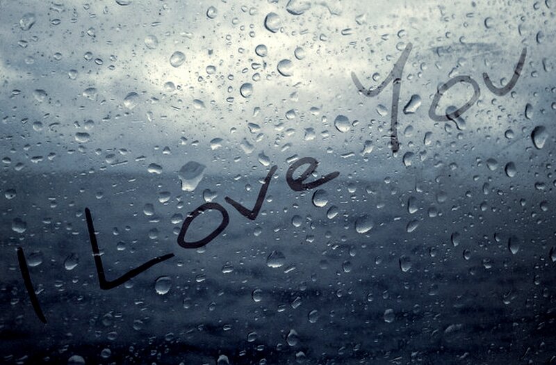 Raindrops on Glass — Gray, Melancholic, Photograph, Window