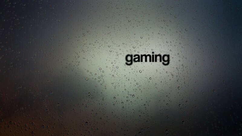 Raindrops on Glass — Gray, Moody, Photograph