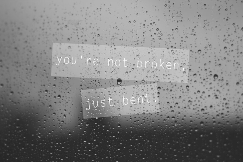 Raindrops on Glass — Gray, Somber