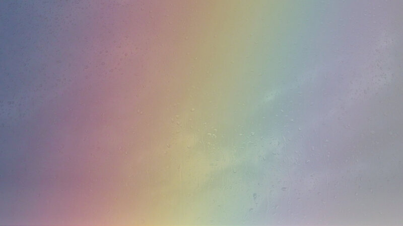 Raindrops on Glass — Pink, Calm, Abstract