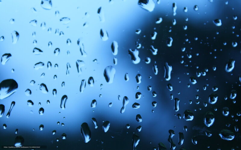 raindrops on glass surface