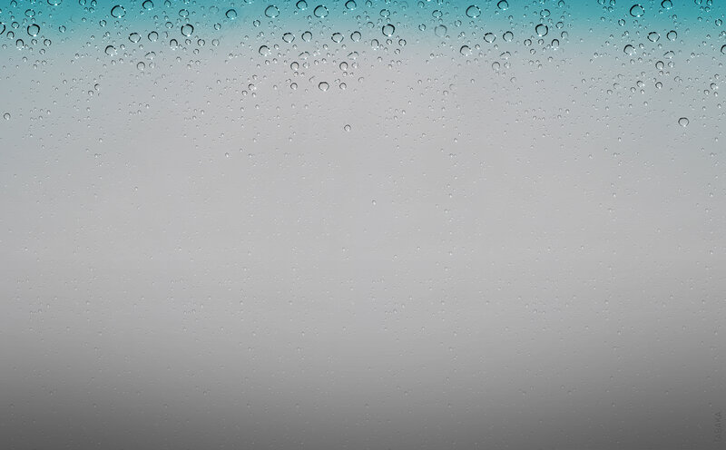 raindrops on glass surface