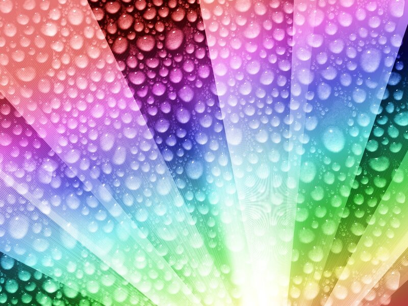 Raindrops on Rainbow Surface