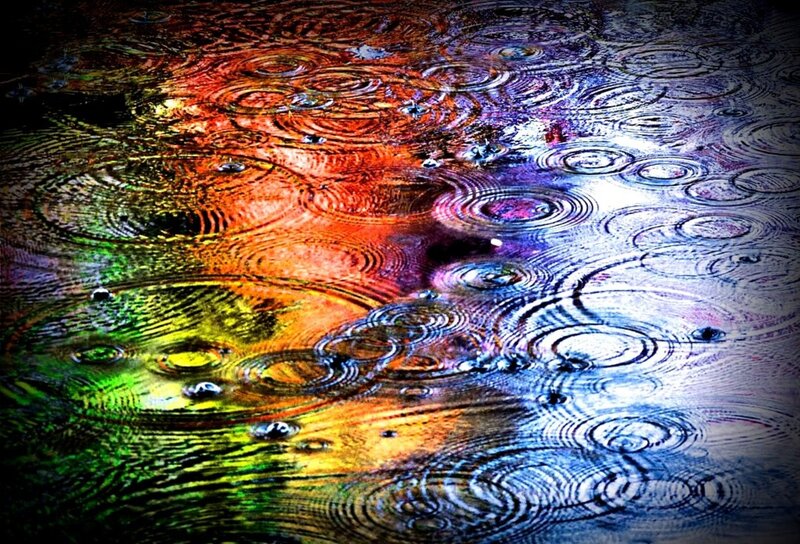 Raindrops on Water