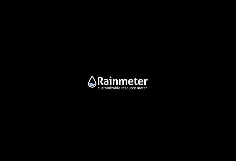 Rainmeter logo on black