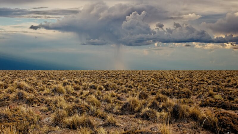 Rainstorm over Grassland