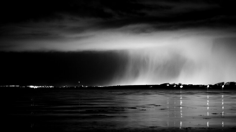 Rainstorm over Water