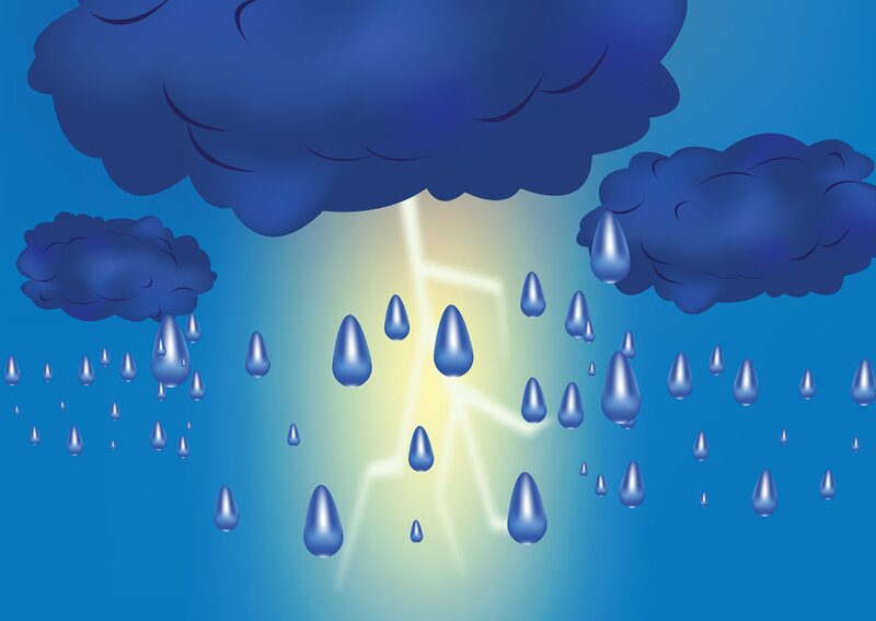Rainstorm with Lightning
