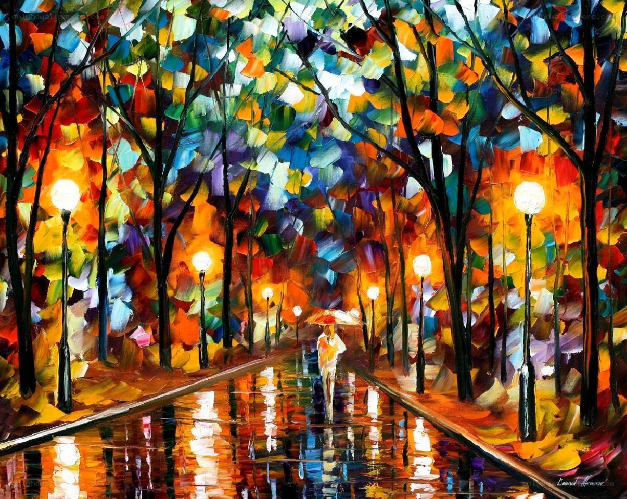Rainy Autumn Walk