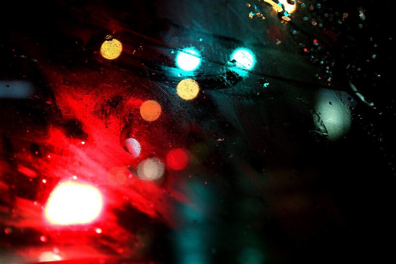 Rainy Car Window Lights