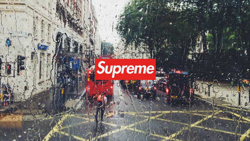 Rainy City Street View — Gray, Dreary