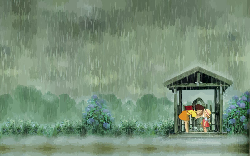 Rainy day at the shelter