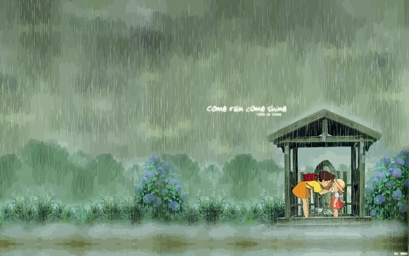 Rainy day at the shelter