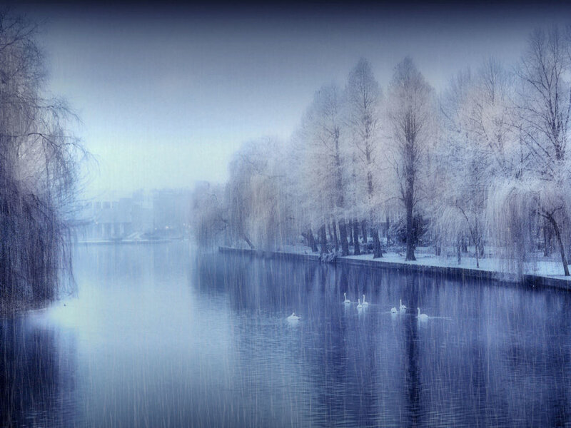 Rainy Day on the River
