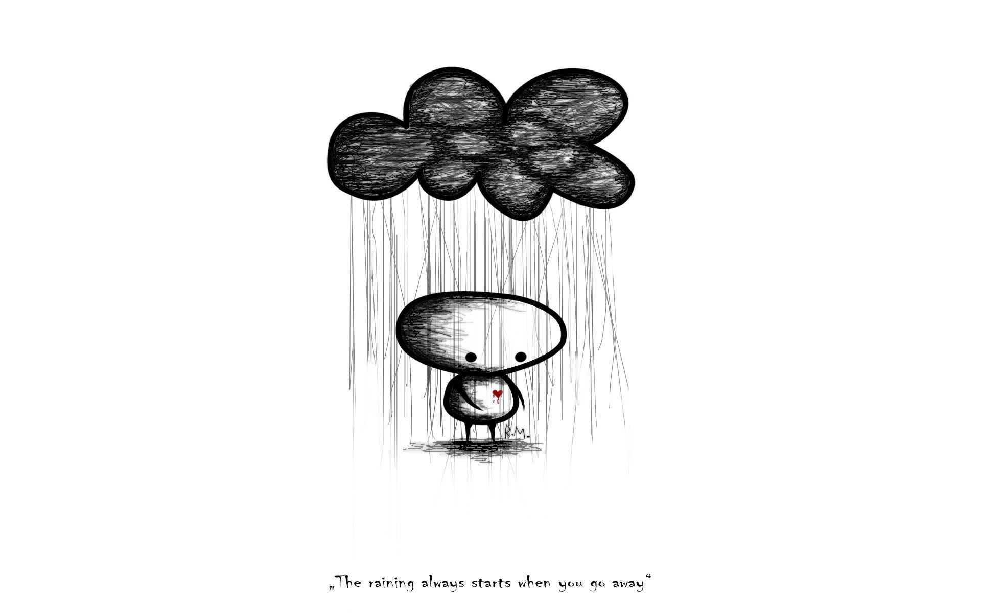 Rainy day sadness