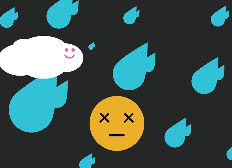 rainy day sadness