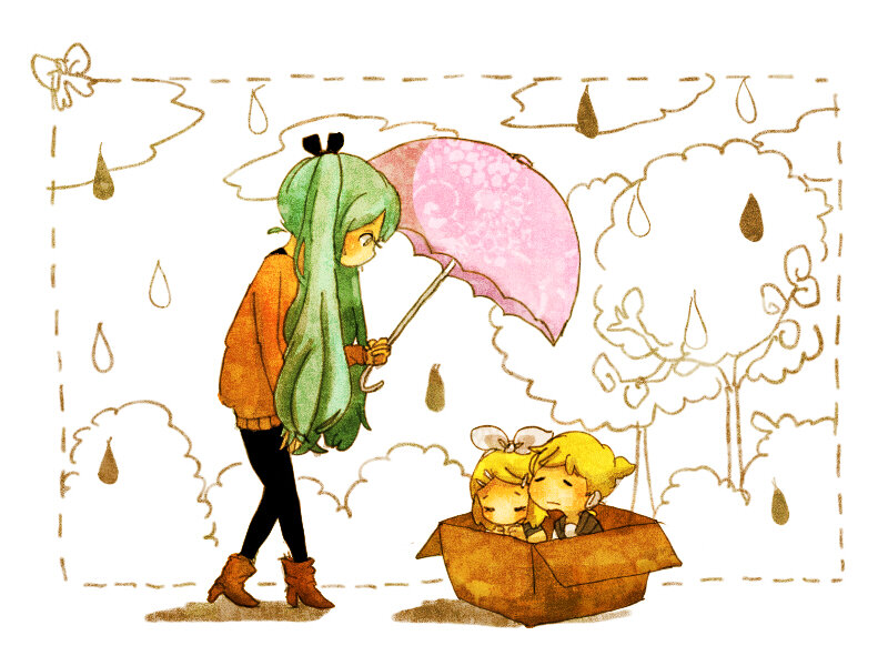 Rainy day with friends