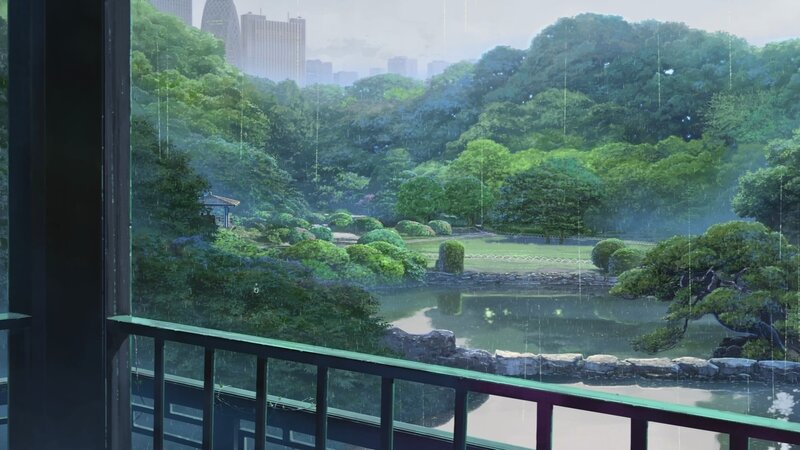 Rainy Garden View