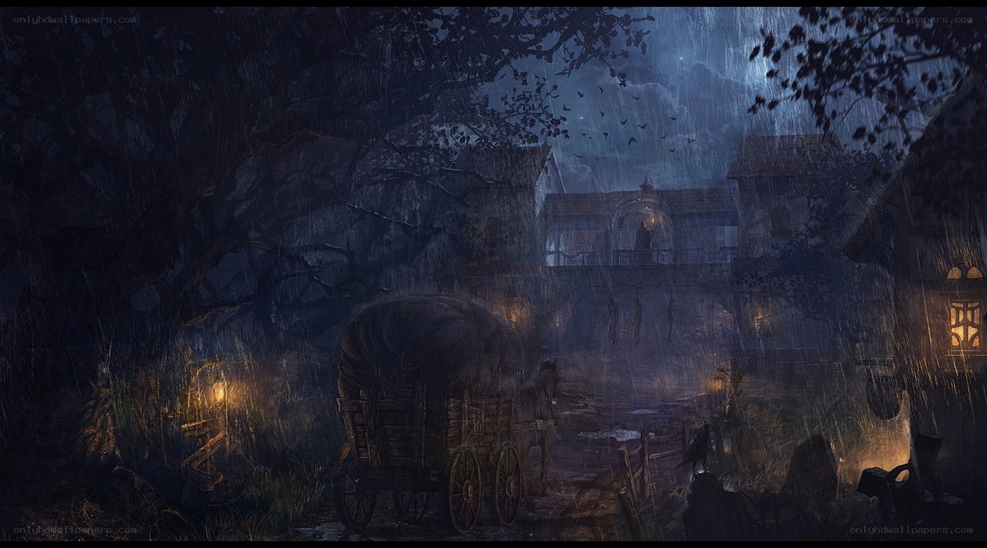 Rainy night at the inn