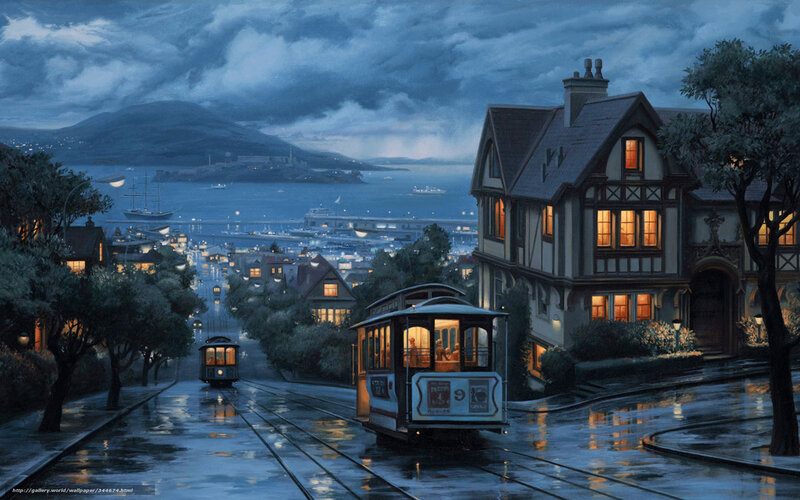 Rainy Night in San Francisco