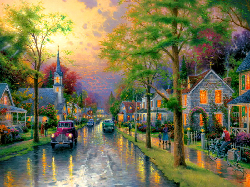 Rainy Street Village