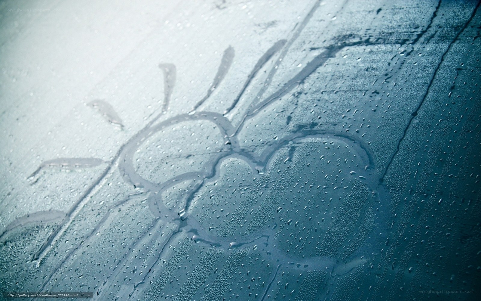 Rainy window drawing