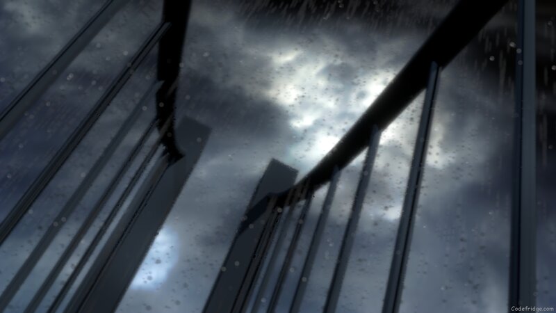 Rainy Window View — Gray, Dramatic
