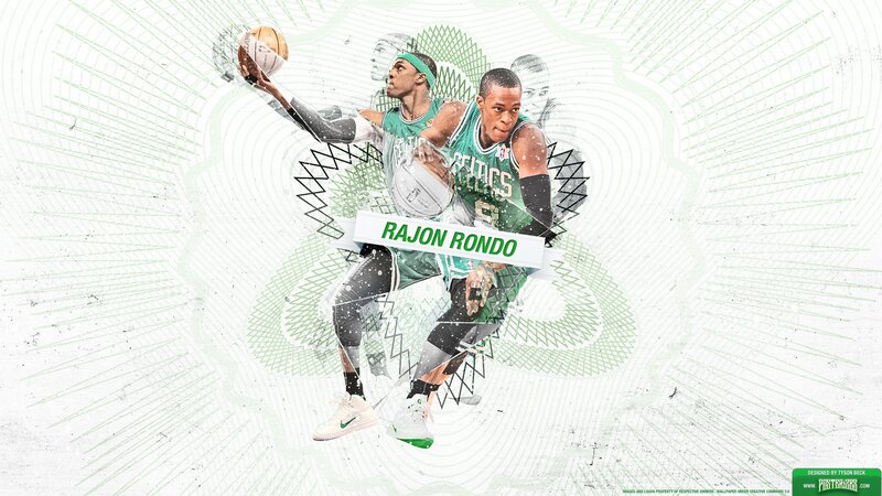 Rajon Rondo Celtics artwork