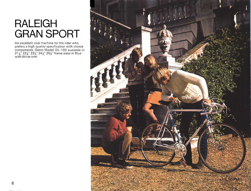 Raleigh Gran Sport bicycle ad