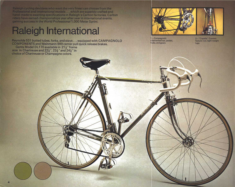 Raleigh International bicycle ad