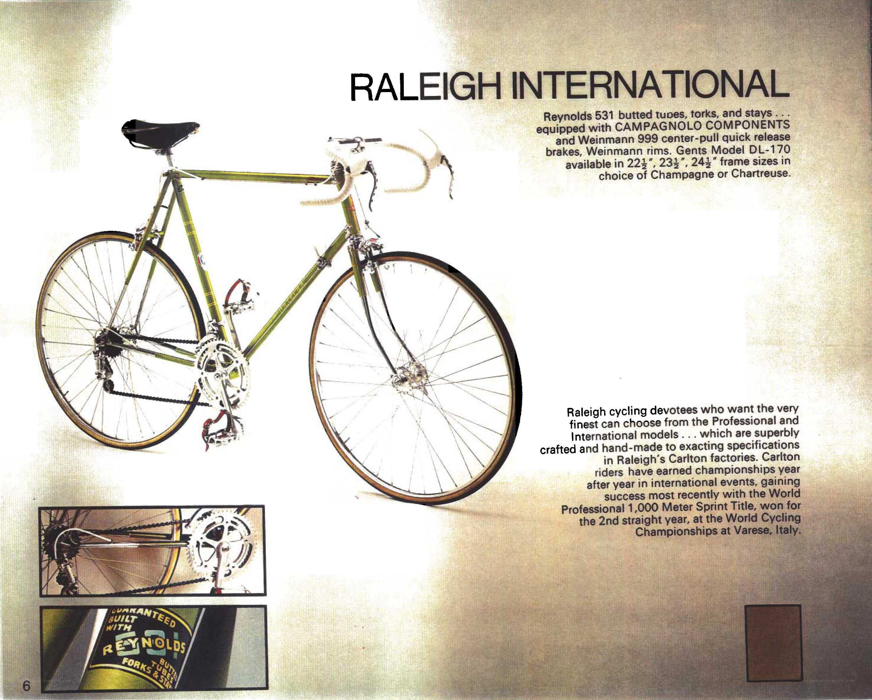 Raleigh International bicycle ad